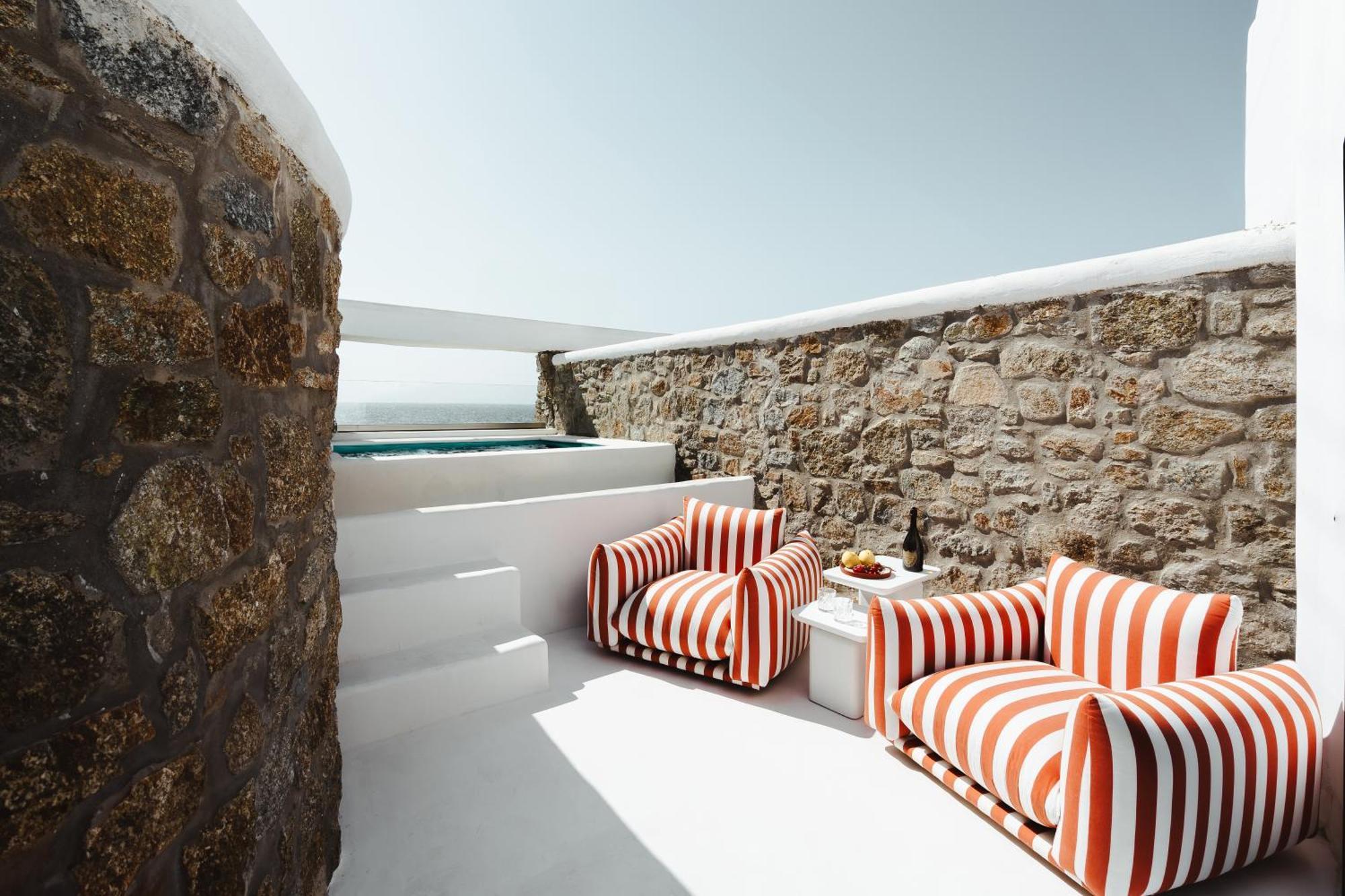 ホテル Croco Mykonos トゥルロス エクステリア 写真