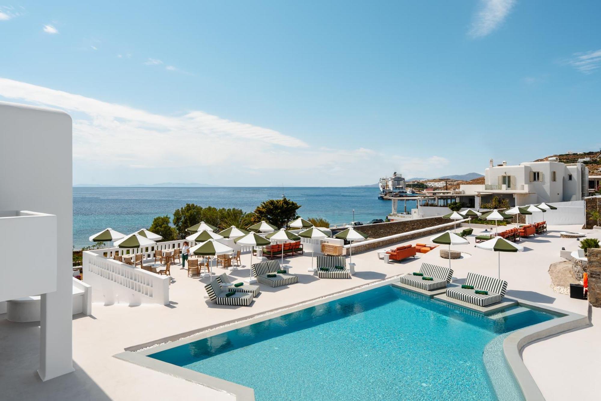 ホテル Croco Mykonos トゥルロス エクステリア 写真