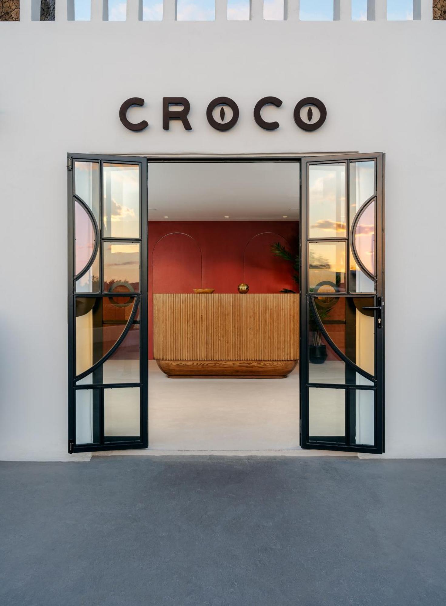 ホテル Croco Mykonos トゥルロス エクステリア 写真